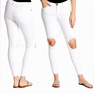 NWOT ‼️ FRAME DENIM - Le Skinny De Jeanne Crop (Size 28) (Lord Blanc White)